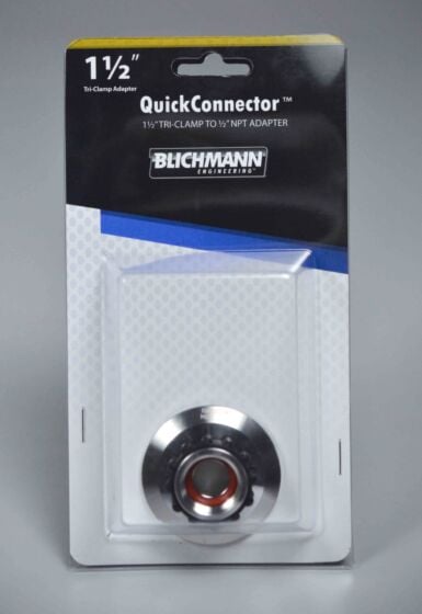 QuickConnector™ - 1.5" Tri-Clamp to 1/2" NPT Adapter