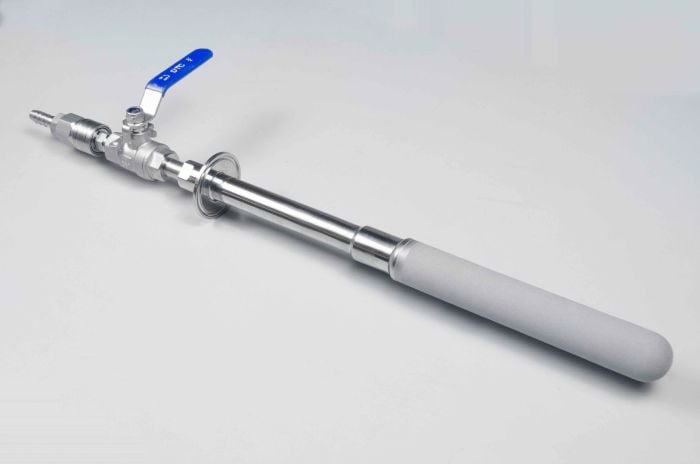 Tri-Clamp Carbonation Stone Assembly