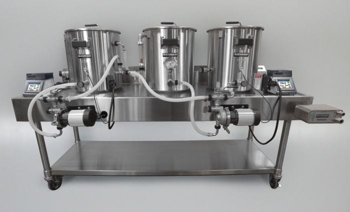 5 Gallon Electric HERMS Pilot System Shown.