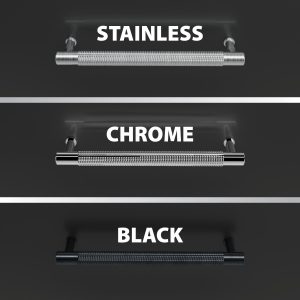 Solid Knurled Handles - Modular Utility Cabinet